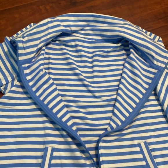 Denim & Co. Active Fill Zip French Terry Sweatshirt Jacket Size Large - Picture 8 of 10